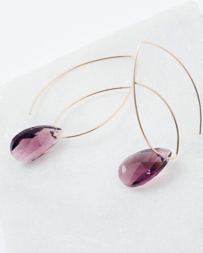 Pathways - 14k Gold Filled, Large Crystal (Amethyst)