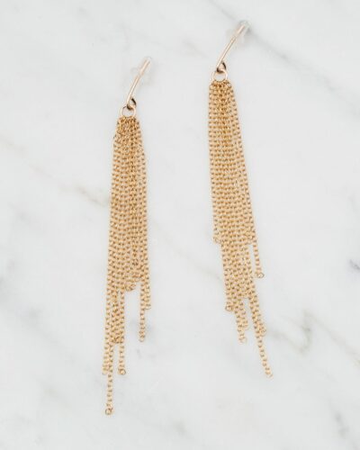 Irregular Tassels - 14k Gold Filled (Long)