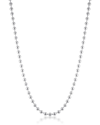 Ball Chain Necklace - Sterling Silver