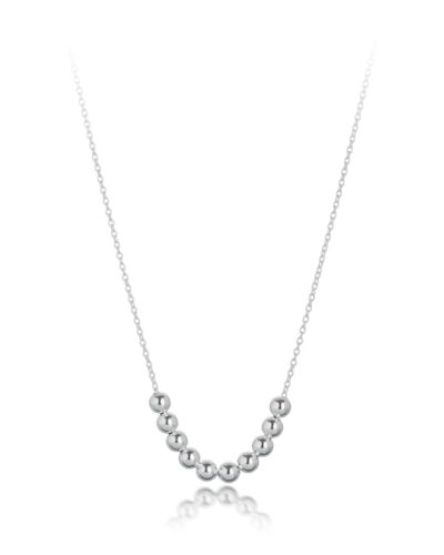 Extra Small 10 Ball Necklace - Sterling Silver
