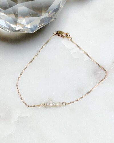 Bar of Pearls - 14k Gold Filled (Large)