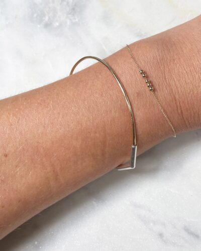 Tiny Beads Chain Bracelet - 14k Gold Filled (Small)