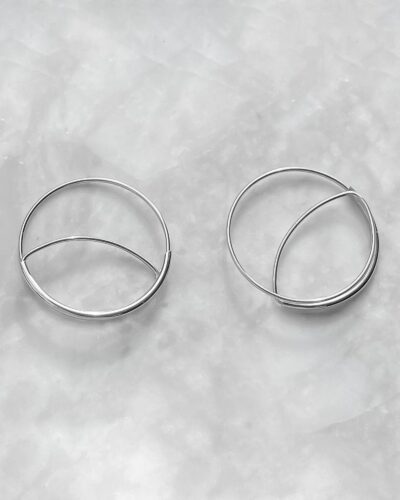 Eclipse Hoops - Sterling Silver (Medium)