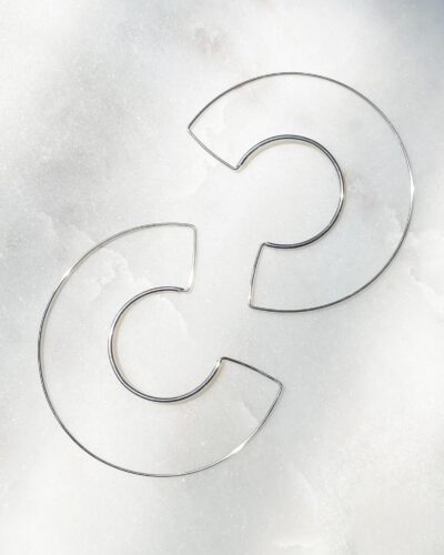 C U Hoops - Sterling Silver (Small)