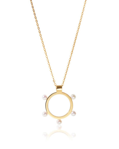 Jayne Pearl Pendant - Gold Vermeil
