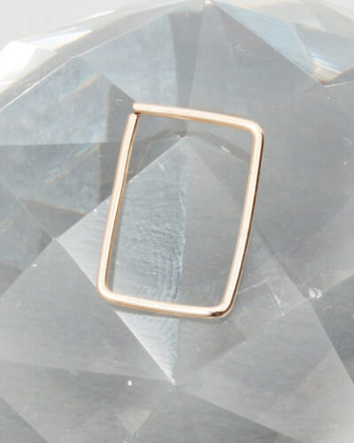 Twist Sleepers - 14k Gold Filled (Rectangle)