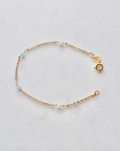 Amazonite Bracelet (17cm) - 14K Gold Filled