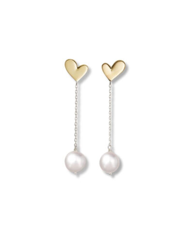 El Beso Earrings - 18ct Gold & Sterling Silver
