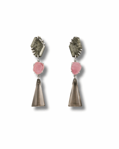 Gold Rush Earrings - Sterling Silver