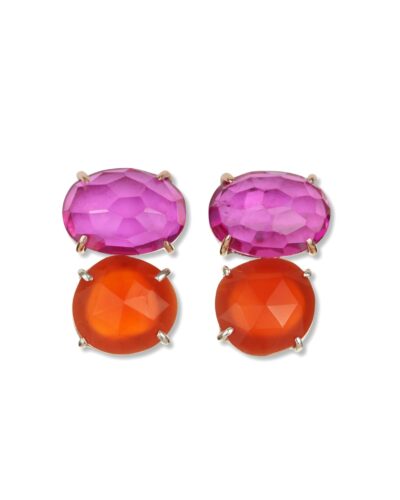 Bottle Brush Earrings - 9ct Rose Gold