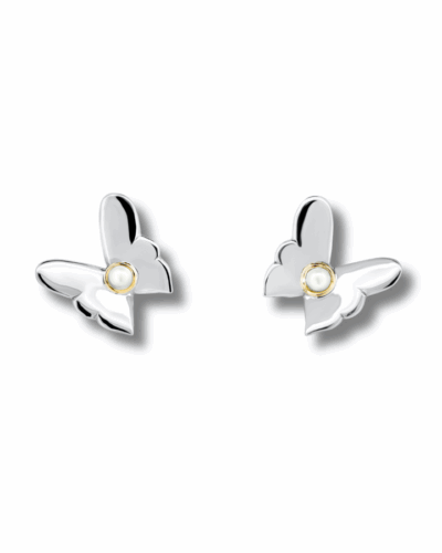 Pearl Ulysses Earrings - Sterling Silver