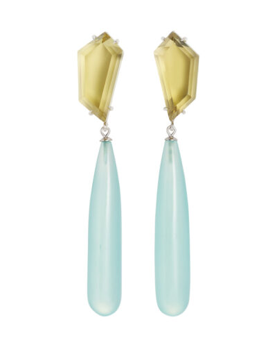 Lemon Splice Earrings - Sterling Silver