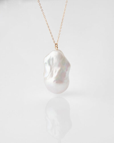 Morgana Pearl Necklace - 14K Gold Plated (Midi)