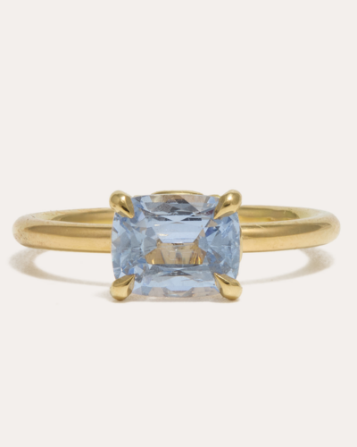 Charlie Ring with Blue Sapphire - 18CT Gold