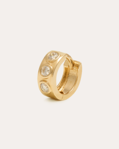Cha Cha Huggie Diamond Small - 14CT Gold