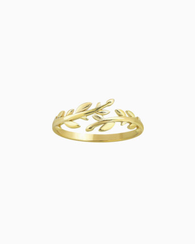 Alina Nature Wrap Ring - 9K Gold