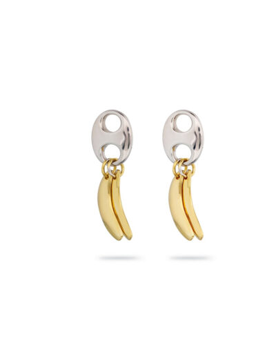 Caracas Earrings - 18K Gold Plated & Sterling Silver