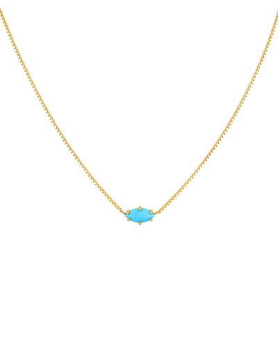 Birthstone Necklace - 18K Gold Plated (December)