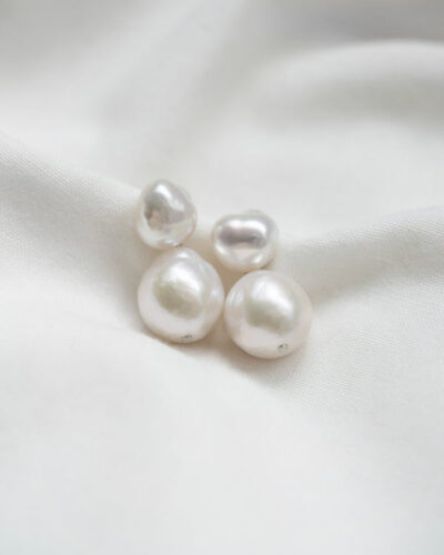 Pim Petite Pearl Earrings - Sterling Silver