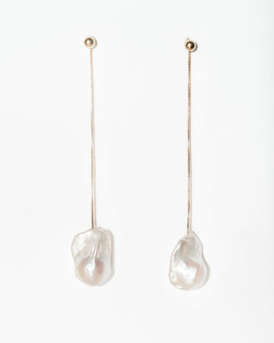 Natalie Pearl Earrings - Gold Plated