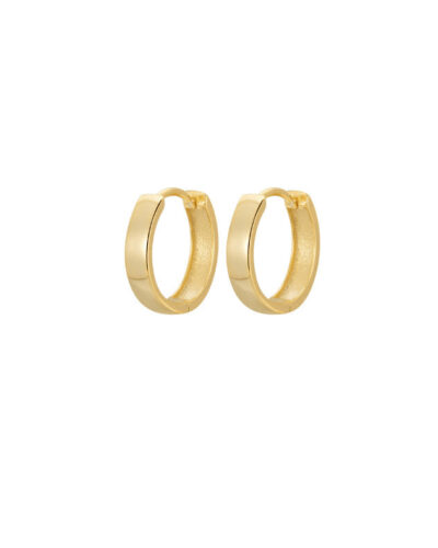 Classic Huggie Hoop Earrings - 18K Gold Plated