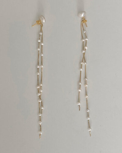 Alisa Pearl Earrings - Gold Vermeil