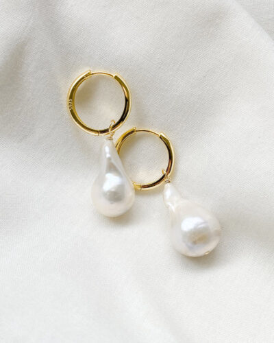 Armelle Hoops - Gold Plated