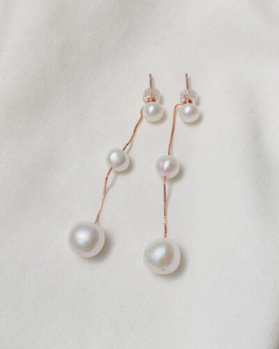 Samantha III Earrings - Rose Gold Plated