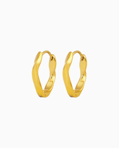 Muse Twist Earrings - 18K Gold Plated